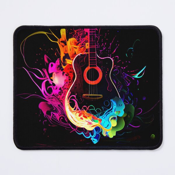 Item preview, Guitar Neon Explosion - Power of Music designed and sold by KOTOdesign.