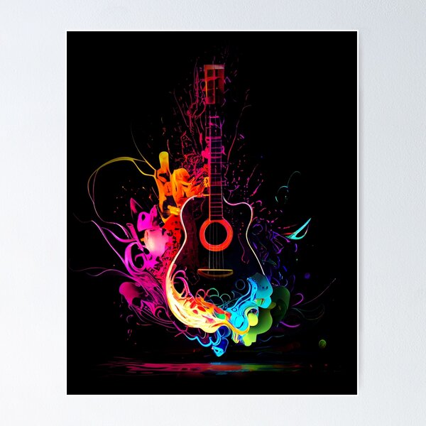 Guitar Neon Explosion - Power of Music