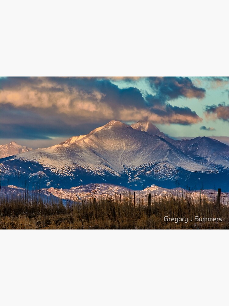 Thumbnail 3 of 3, Canvas Print, Sunrise Over Mt Meeker and Longs Peak designed and sold by nikongreg.