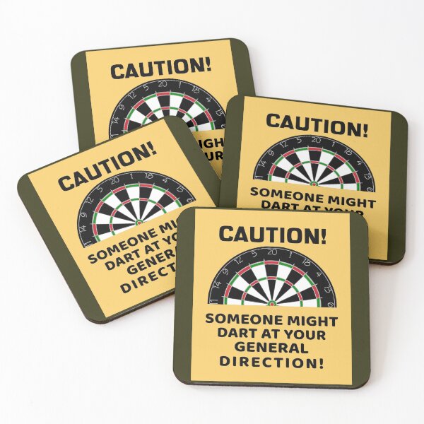Item preview, Caution! Someone might dart in your general direction Mounted Print designed and sold by Paulsdominick.