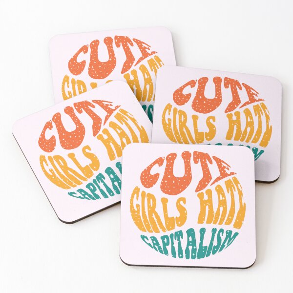 Item preview, Cute Girls Hate Capitalism  designed and sold by KMIKBAL7.