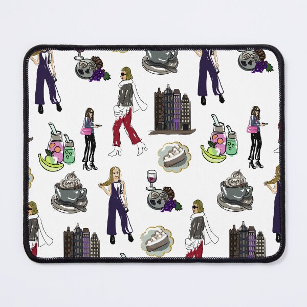 Item preview, Women In The City, Urban Life Pattern designed and sold by Printable-Cutie.