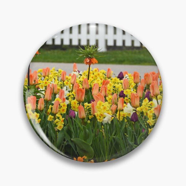 Item preview, Colorful garden with flowers in Vienna spring season designed and sold by goceris.