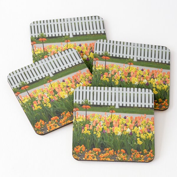 Item preview, Colorful garden with flowers in Vienna spring season designed and sold by goceris.