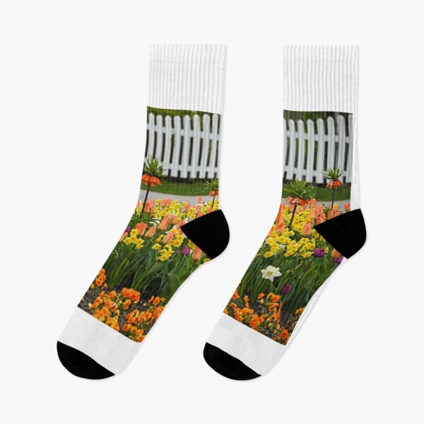Item preview, Colorful garden with flowers in Vienna spring season designed and sold by goceris.