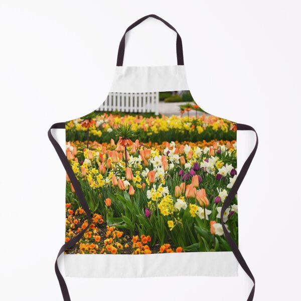 Item preview, Colorful garden with flowers spring season nature background designed and sold by goceris.
