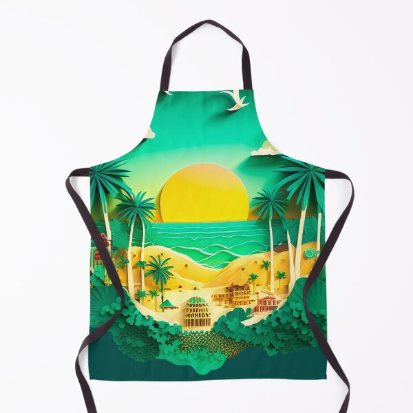Aperçu de l'œuvre Multidimensional Dream Tropical Beach #7 créée et vendue par Artistic Pandas.