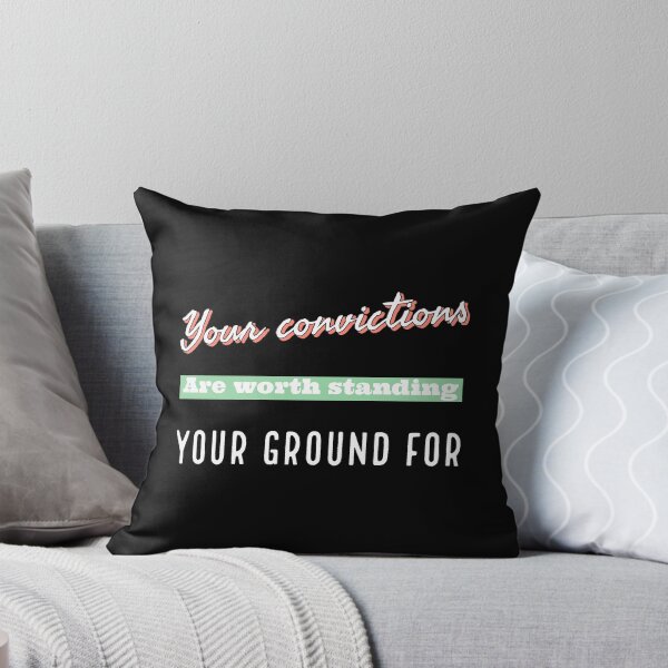 Item preview, Stand Your Ground Motivational Design - Your Convictions Are Worth It designed and sold by SimpliText.
