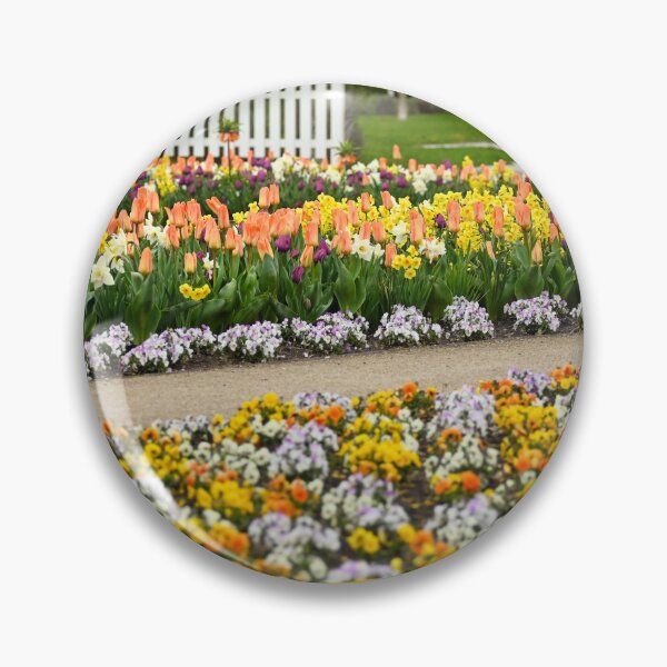 Item preview, Colorful garden with spring flowers in Vienna  designed and sold by goceris.