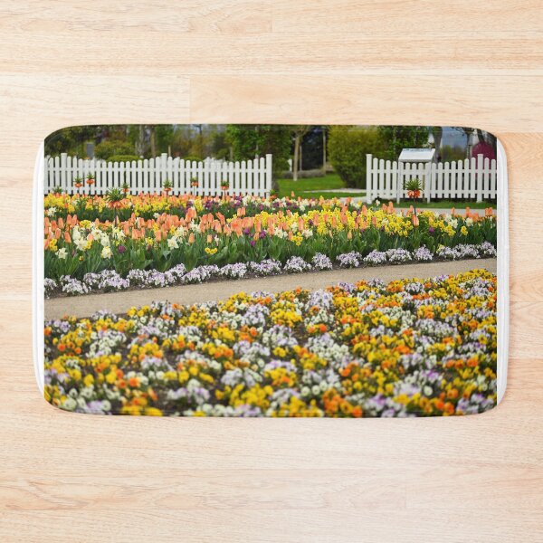 Item preview, Colorful garden with spring flowers in Vienna  designed and sold by goceris.