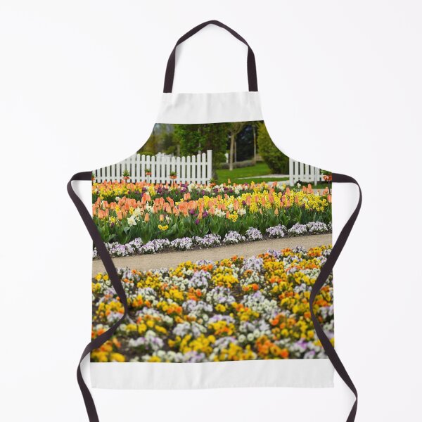 Item preview, Colorful garden with spring flowers in Vienna designed and sold by goceris.
