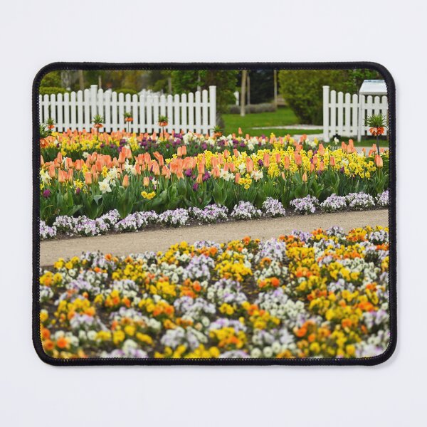Item preview, Colorful garden with spring flowers in Vienna  designed and sold by goceris.