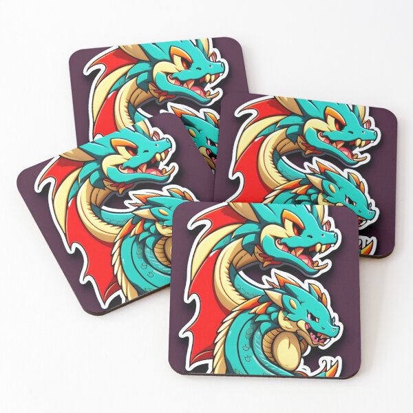 Item preview, cute cartoon anime dragon sticker, anime style designed and sold by Printverse Studio.