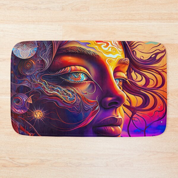 Item preview, Beautiful Trippy artwork illustration designed and sold by MuaveMotifs.