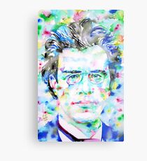 GUSTAV MAHLER - watercolor portrait Metal Print
