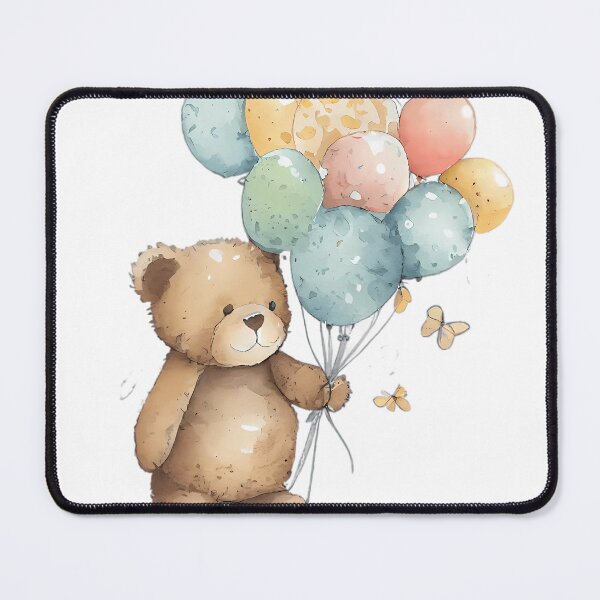 Item preview, Bear Balloons and Butterflies designed and sold by MTJ-Mushrooms.