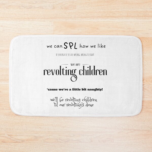 Item preview, REVOLTING CHILDREN designed and sold by baldbird.