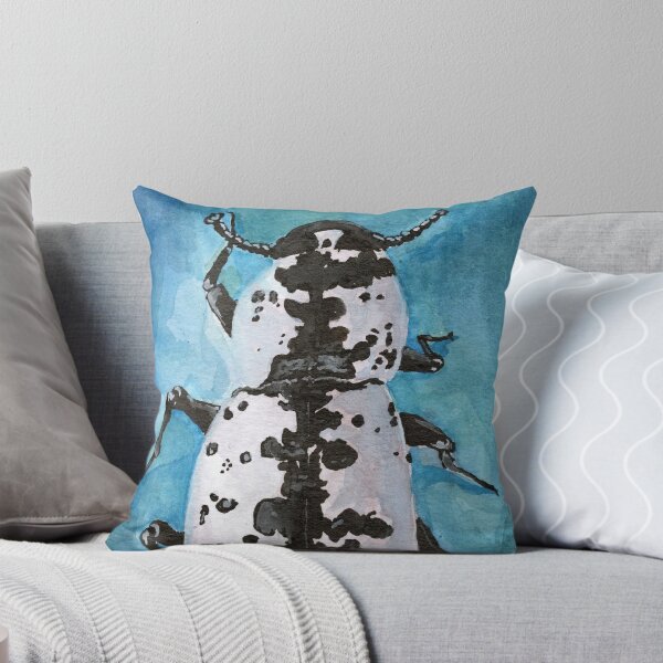 Item preview, Texas Ironclad Beetle black & white pattern by Ela Steel designed and sold by elasteel.