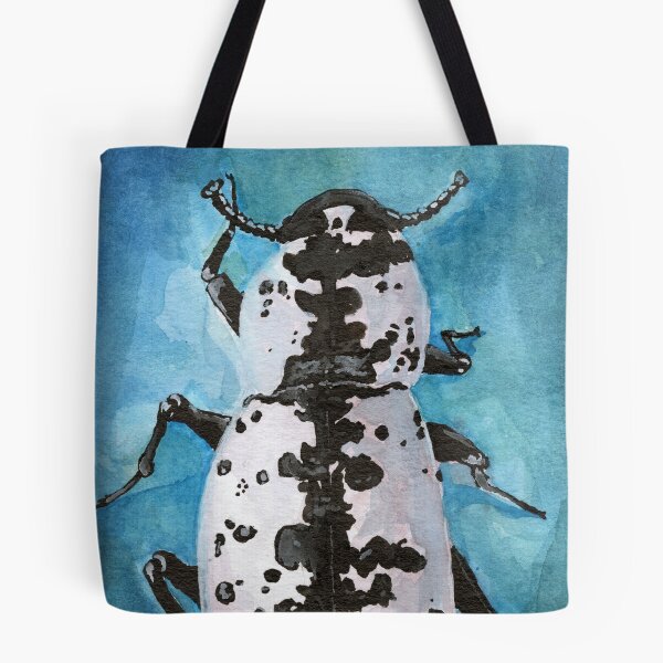 Item preview, Texas Ironclad Beetle black & white pattern by Ela Steel designed and sold by elasteel.