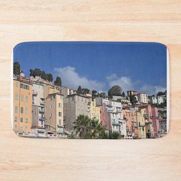 Item preview, Colorful old buildings in Menton cityscape designed and sold by goceris.