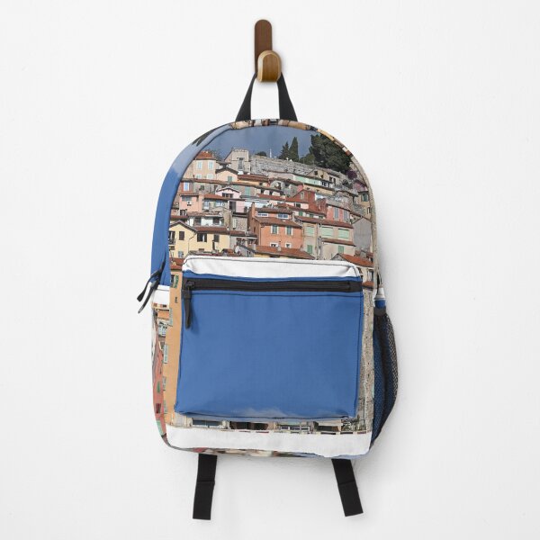 Item preview, Colorful old buildings in Menton France summer season designed and sold by goceris.