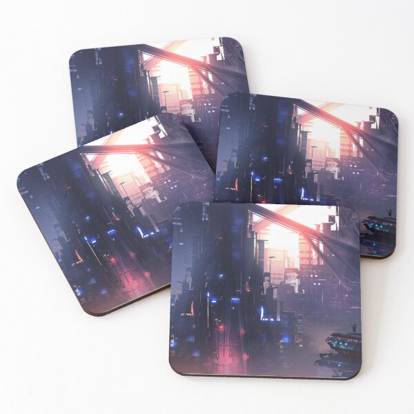 Item preview, Pink Cyber Sunrise designed and sold by Justinian Matieu.