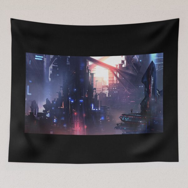Item preview, Pink Cyber Sunrise designed and sold by Justinian Matieu.