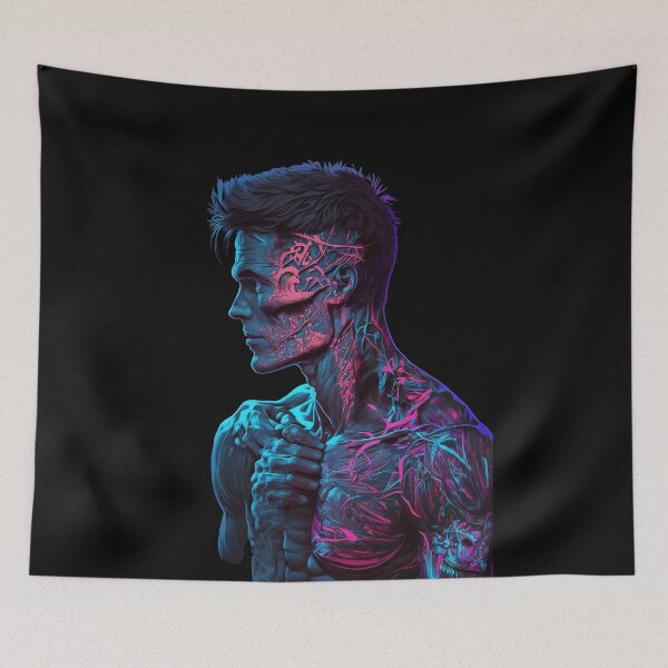 Item preview, hombre anime futurista designed and sold by NithaelDesign.