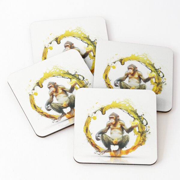 Item preview, Monkey Splash Motif by Anakwanar designed and sold by AIKunst.