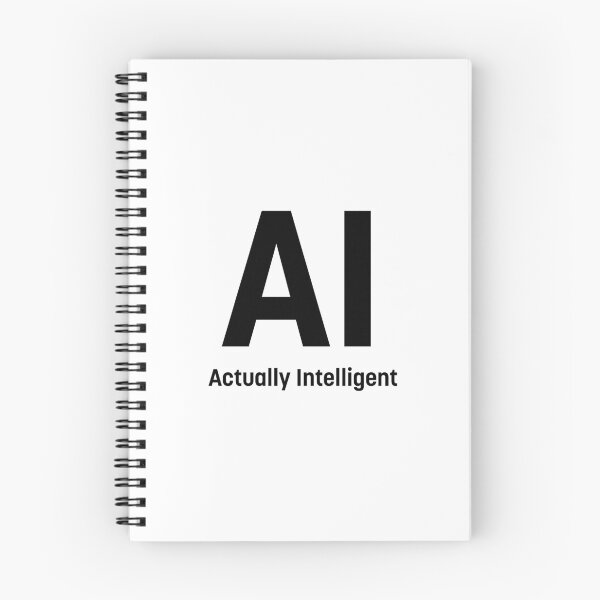 Item preview, AI - Actually Intelligent (Black) designed and sold by STUDIO-72.