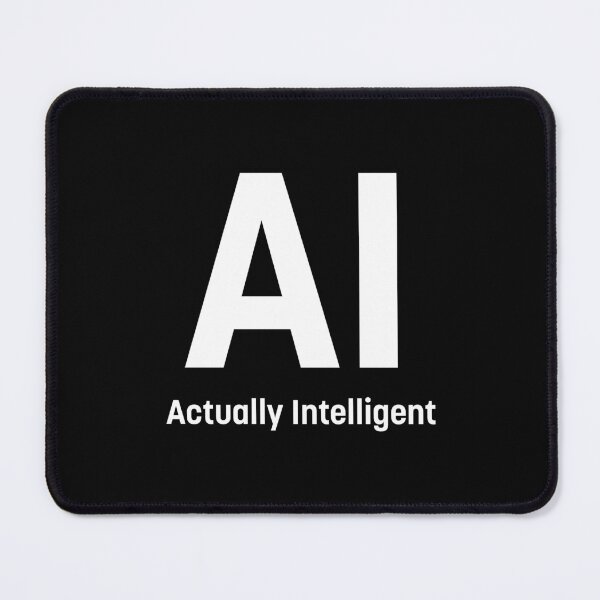 Item preview, AI - Actually Intelligent (White) designed and sold by STUDIO-72.