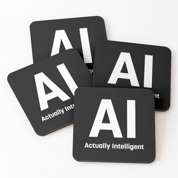 Item preview, AI - Actually Intelligent (White) designed and sold by STUDIO-72.
