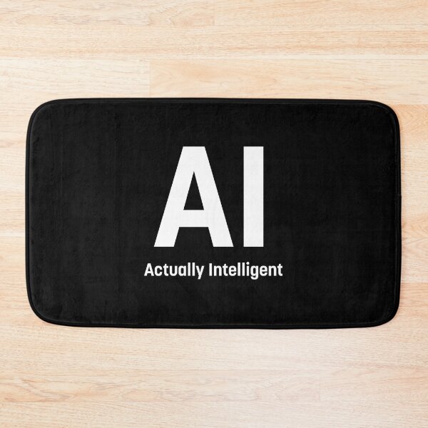 Item preview, AI - Actually Intelligent (White) designed and sold by STUDIO-72.