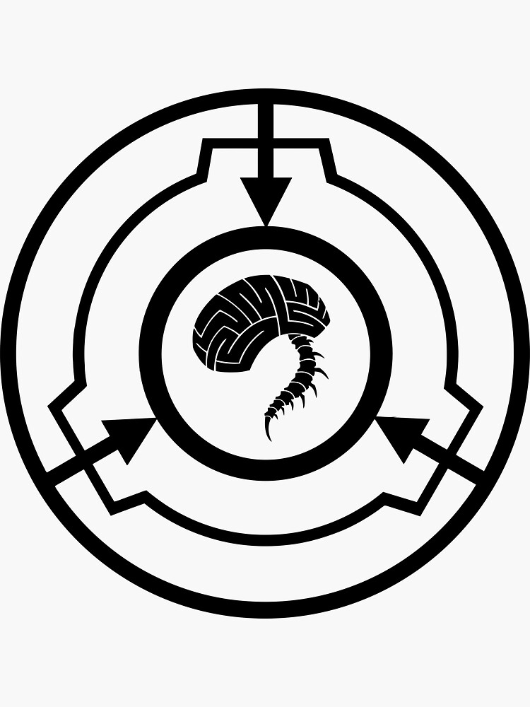 Thumbnail 3 of 3, Sticker, SCP - Antimemetics Department Logo designed and sold by GillyTheGhillie.