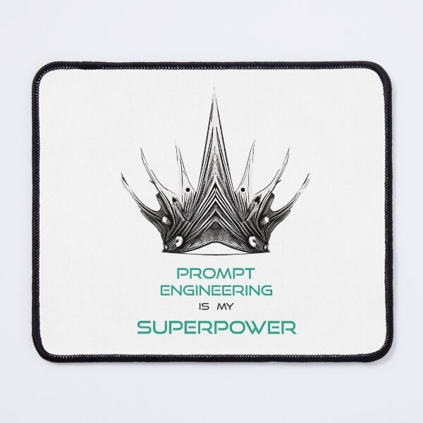 Item preview, Prompt Engineering is my super power | AI | Artificialintelligence | Prompt Engineer| Superpower | Crown | Innovation designed and sold by ArtPowTech.