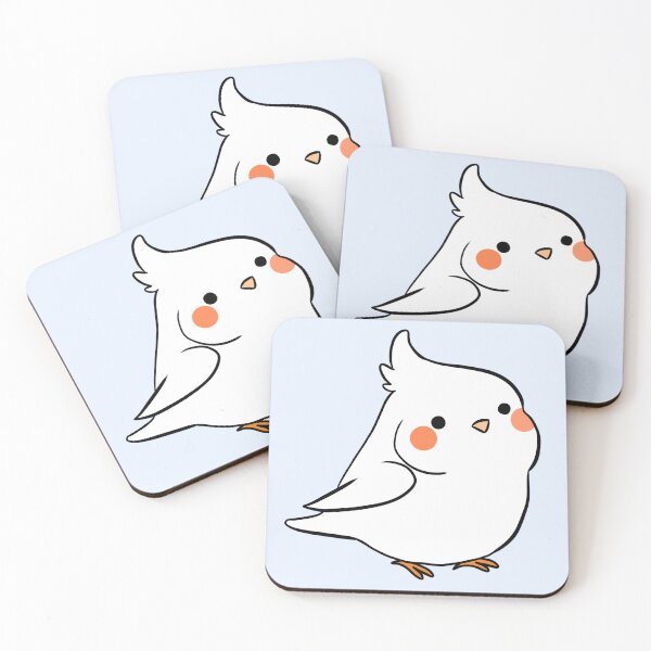 Item preview, Cockatiels cute illustration  designed and sold by Yarafantasyart.