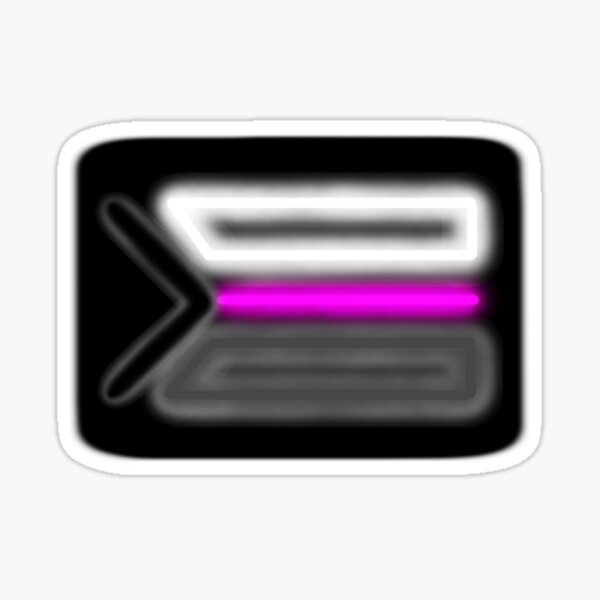 Artikel-Vorschau von Minimalistische Neon Demisexual Pride Flag, designt und verkauft von O1RSH.