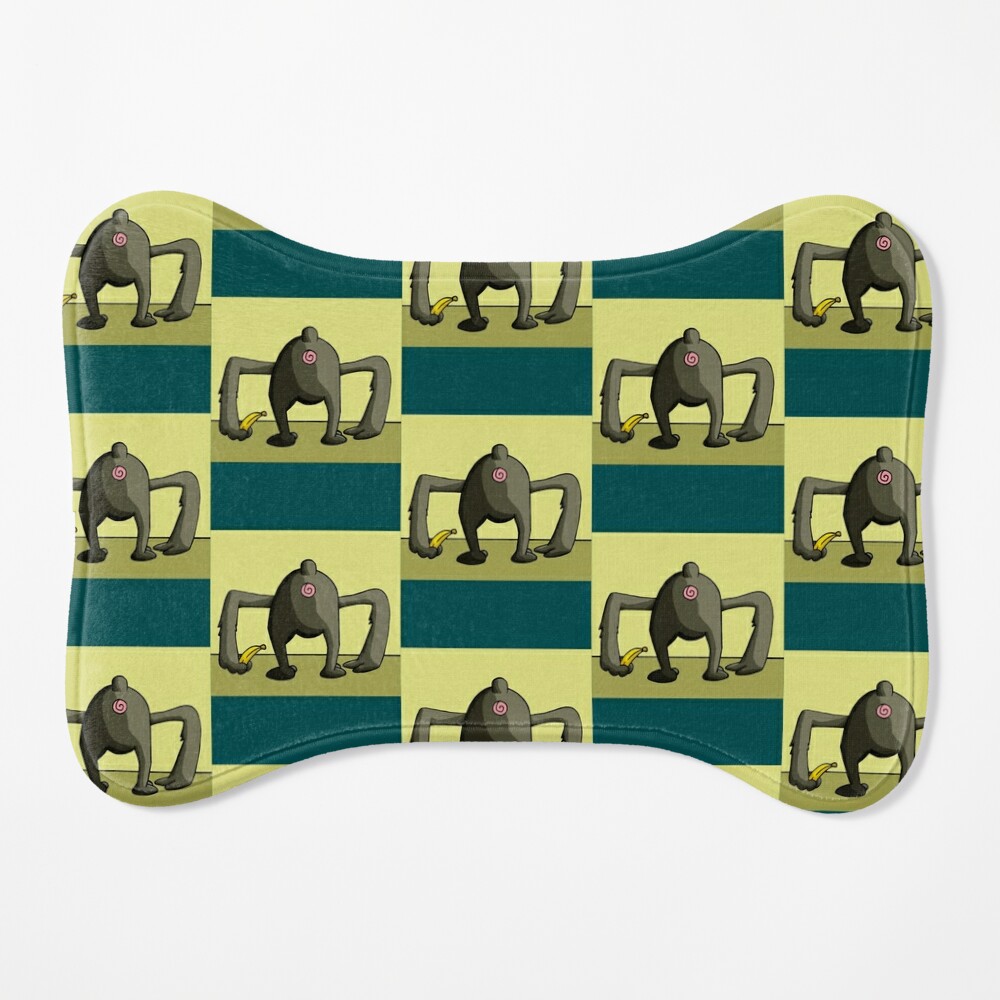 Monkey Butt Throw Pillow by Denrobcat Creations