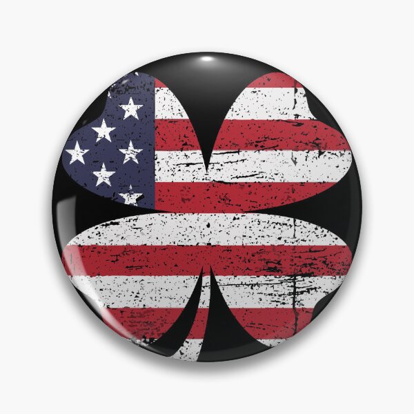 Artikelvorschau, St. Patrick's Day Clover Flag 4th of July Patriotic Irish entworfen und verkauft von RoguePixel.