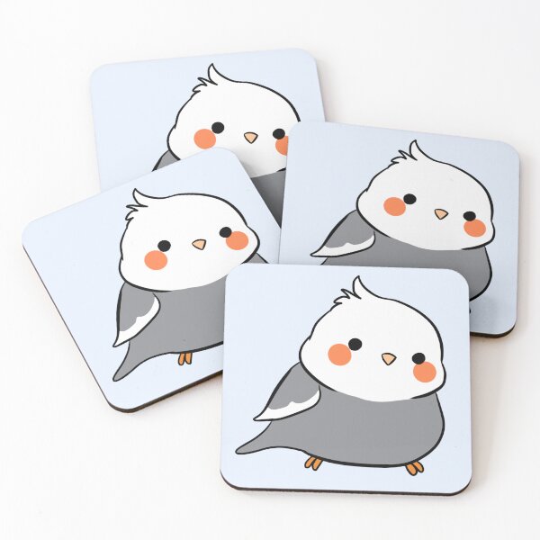 Item preview, Cockatiels cute illustration  designed and sold by Yarafantasyart.