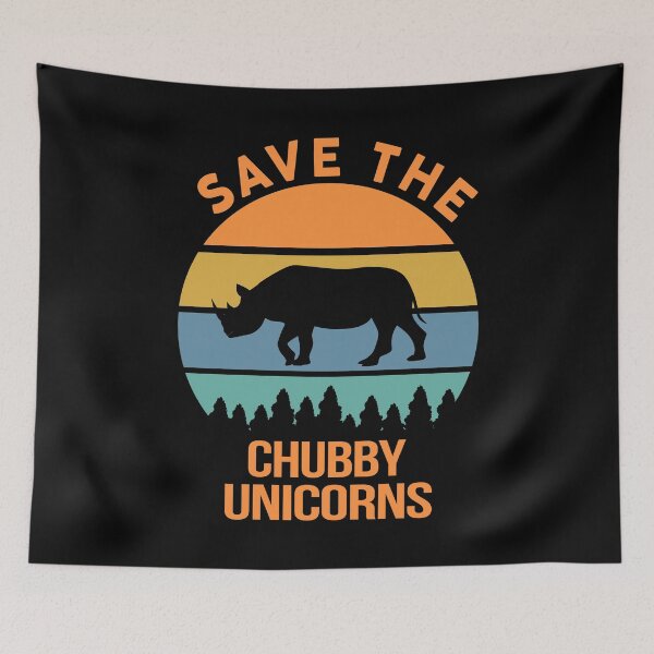Item preview, Save The Chubby Unicorns - Save the Planet - Earth Day designed and sold by Trinket-Trickster.