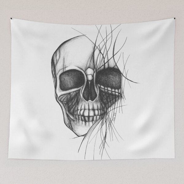 Item preview, Beauty skull designed and sold by Dibujerias.