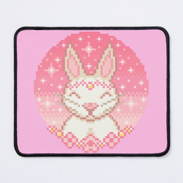 Item preview, Bunny Pixel Art - Blue Version designed and sold by AlleenasPixels.