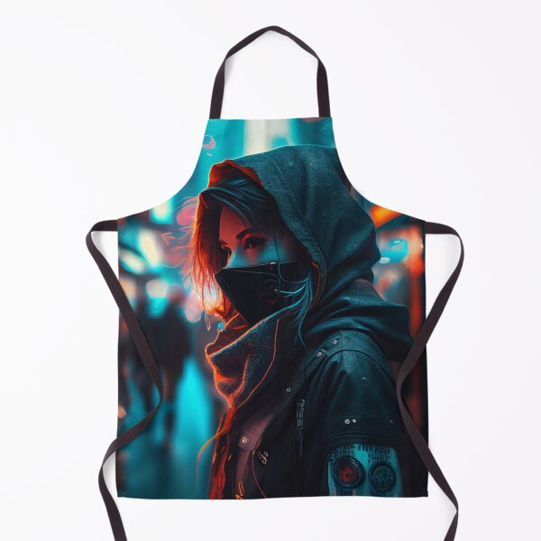 Item preview, Cyberpunk Dystopia: Futuristic Art Print designed and sold by Lina Khaled.