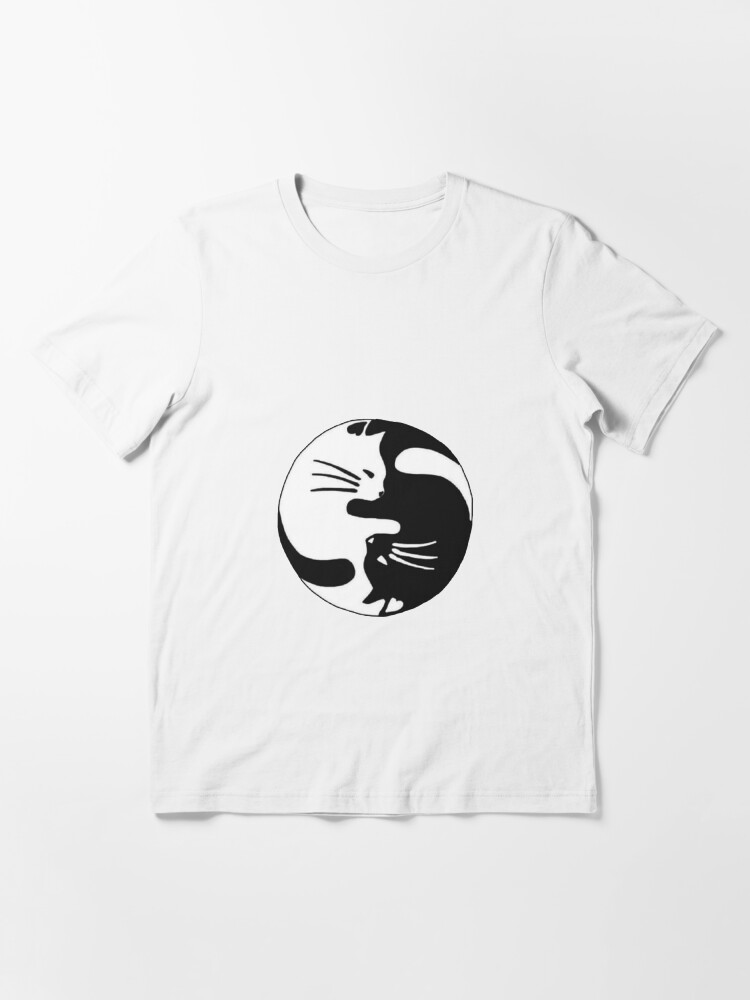Alternate view of Yin and yang kitty Essential T-Shirt