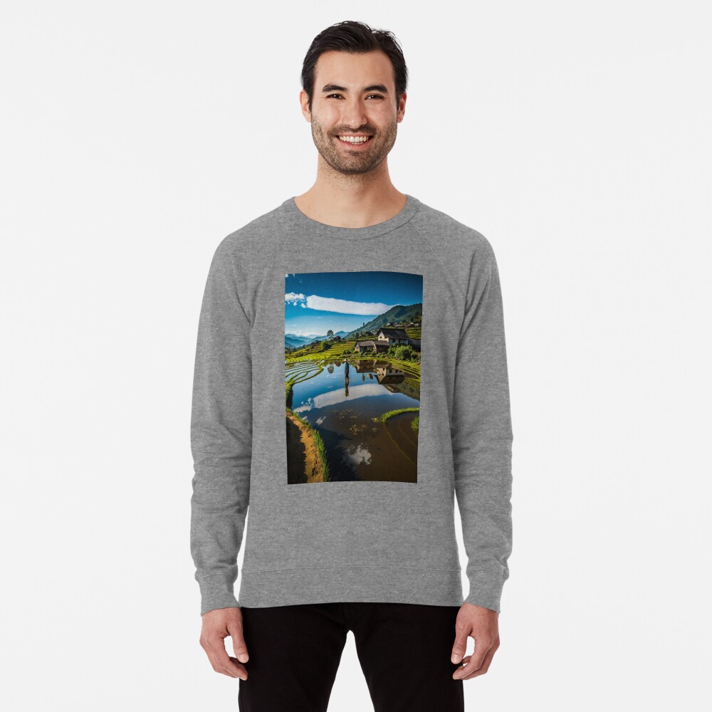 Item preview, Lightweight Sweatshirt designed and sold by AI-nspiration.