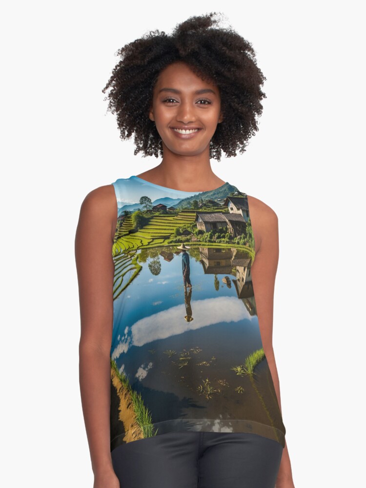 Item preview, Sleeveless Top designed and sold by AI-nspiration.