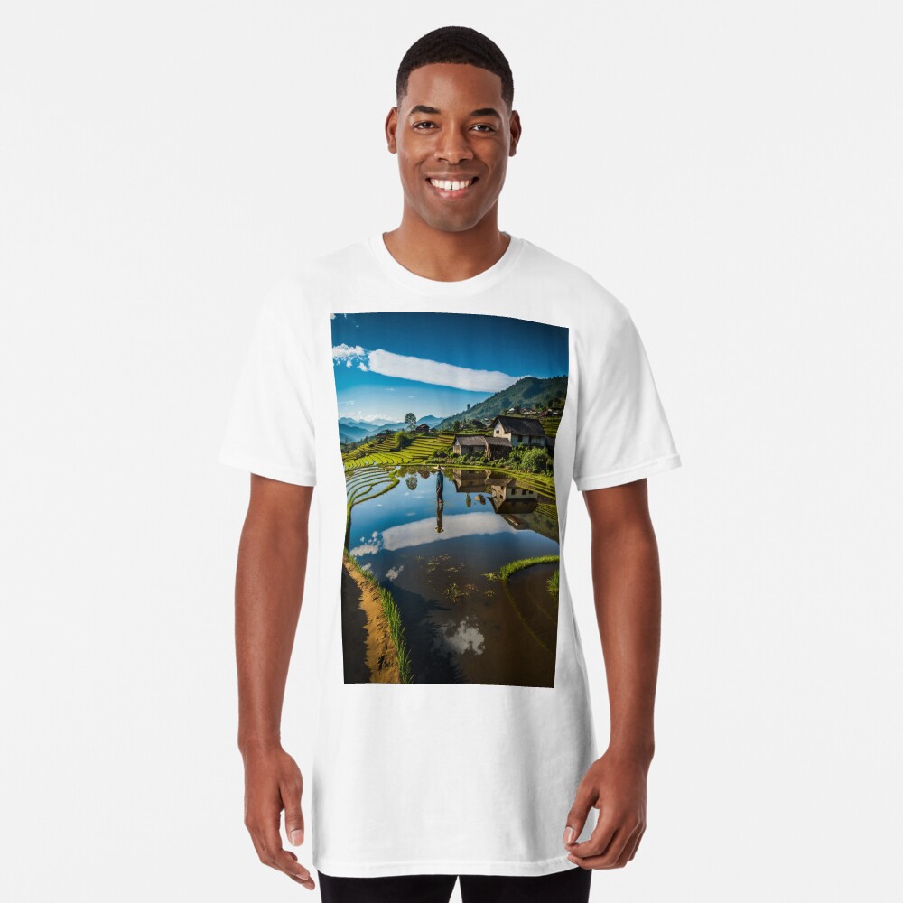 Item preview, Long T-Shirt designed and sold by AI-nspiration.