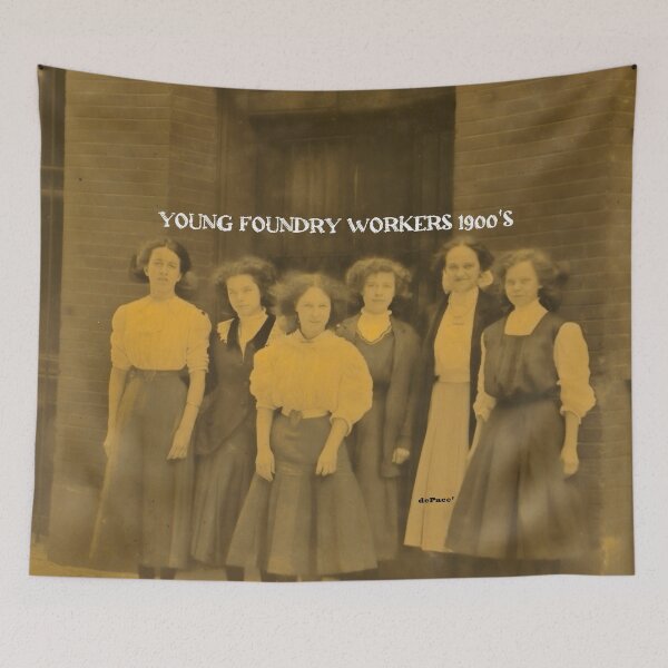 Item preview, Young Foundry Workers 1900's -dePace' designed and sold by mrpropcake.