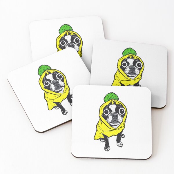Item preview, Yellow Boston Terrier Hoody designed and sold by turddemon.